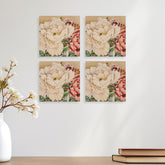 Julia Flower Bunch Wall Art S/4
